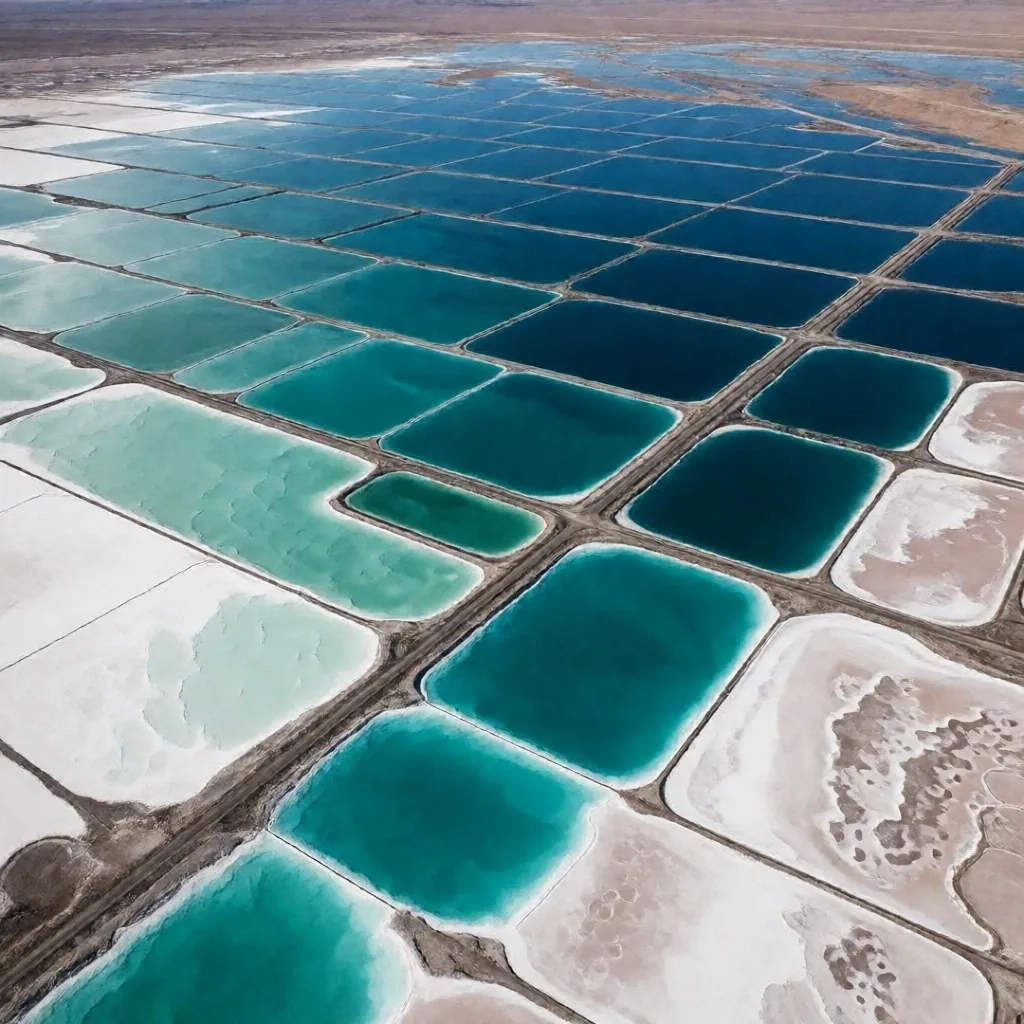 Salares de litio en la Puna argentina